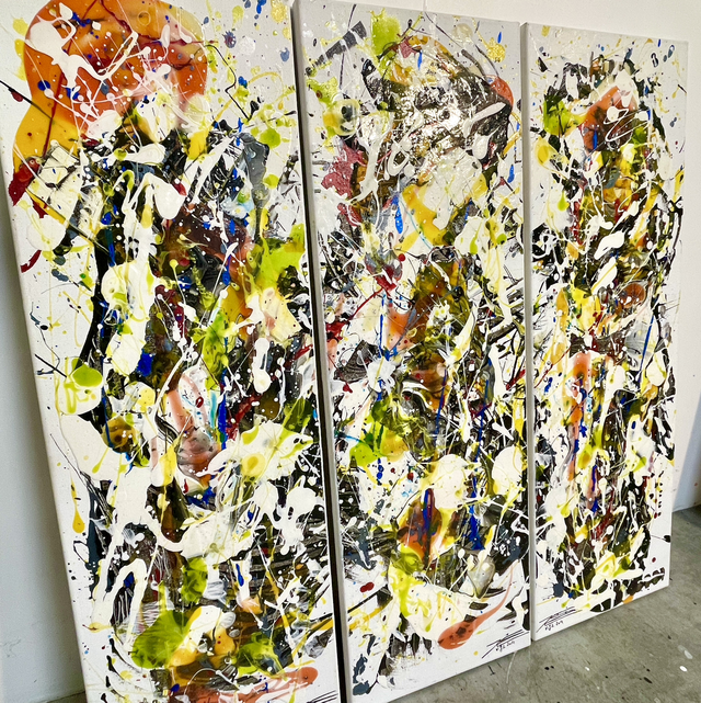 Triptyque Carnaval - 90x90cm - 2014