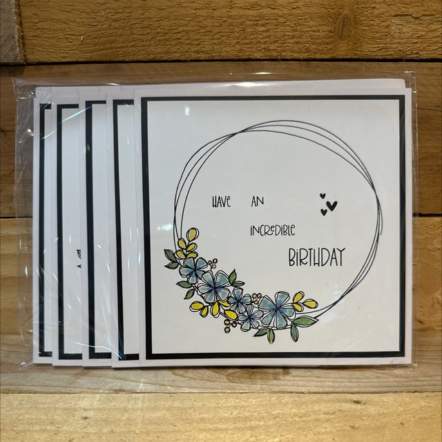 Incredible Birthday Pack of 5 Cards 