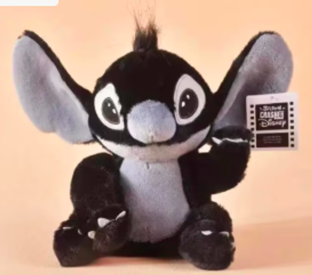 Disney Lilo en Stitch knuffel zwart (23cm groot)