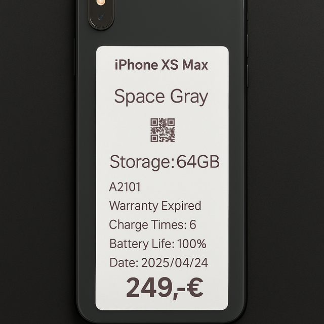 📱 Apple iPhone XS Max 64 GB schwarz 