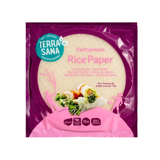 TerraSana - Rijstvellen BIO Glutenvrij
