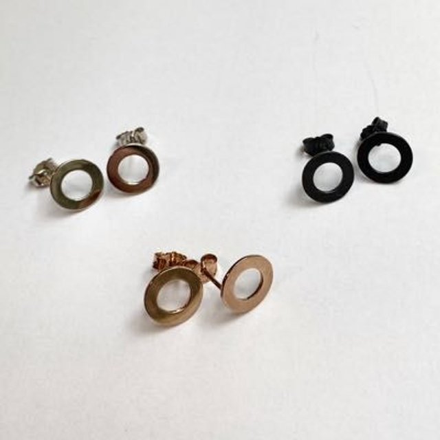 Geometric_Circle Studs