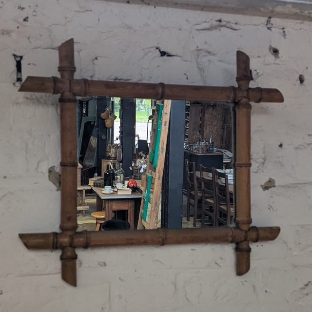 Miroir en bambou