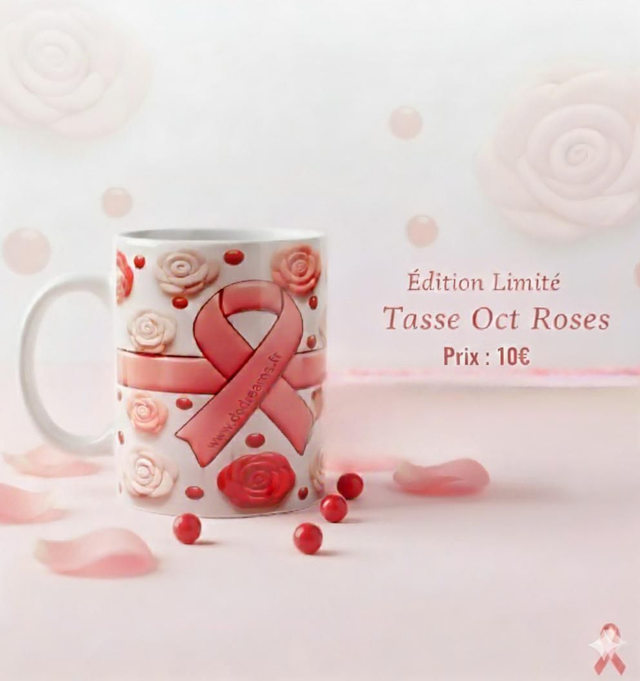 Tasses oct roses Édition Limitée