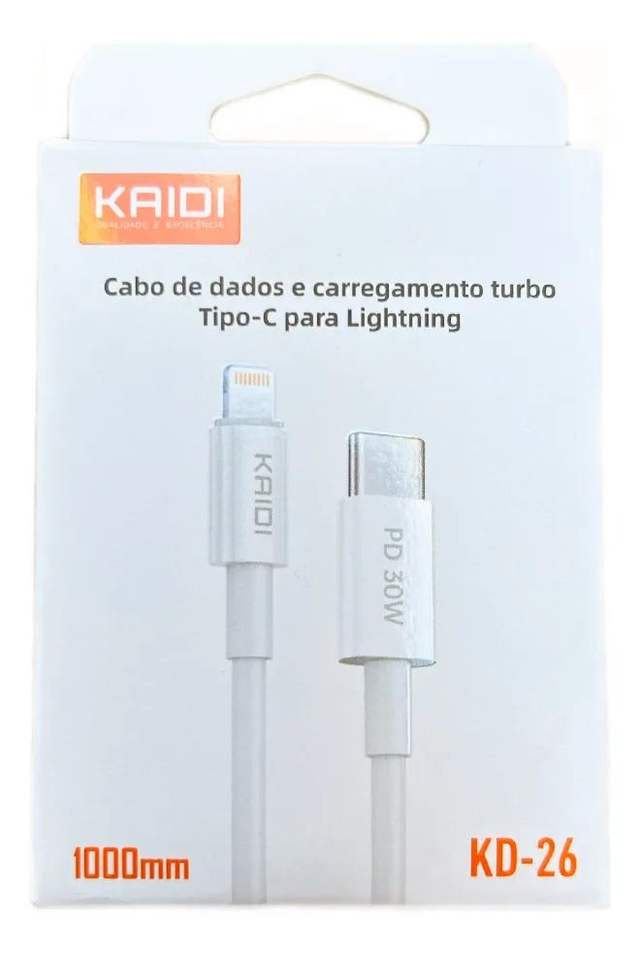 Cabo Usb-c iphone Turbo Kaidi 