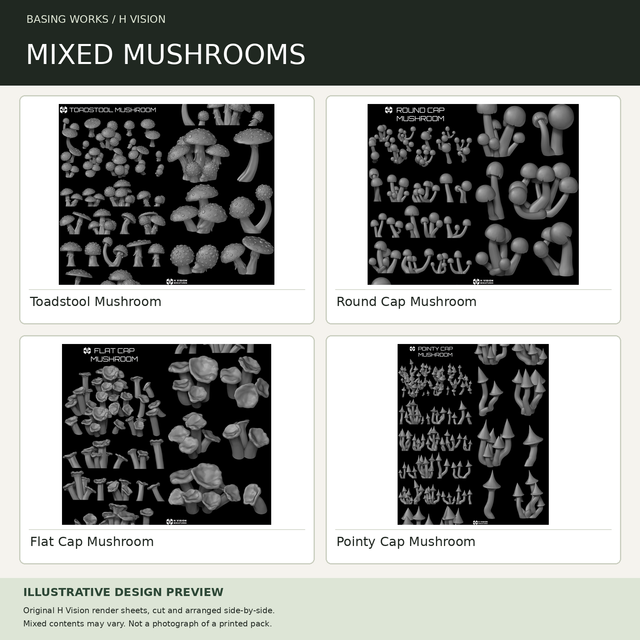H Vision - Mixed Mushrooms