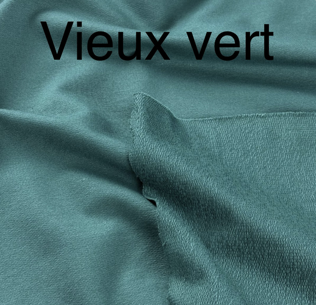 pull fin vieux vert