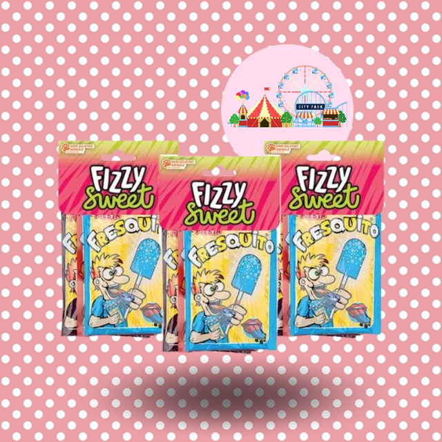 Fresquito 3 saveurs Sucettes avec Poudre Acidulée