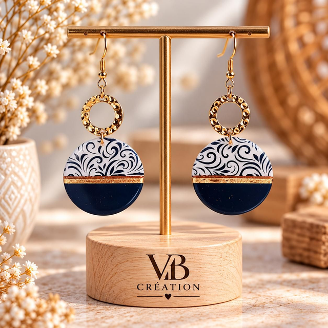 Boucles d'oreilles Azuléa