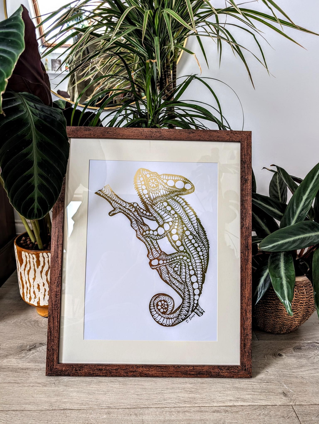 Chameleon Foil Print
