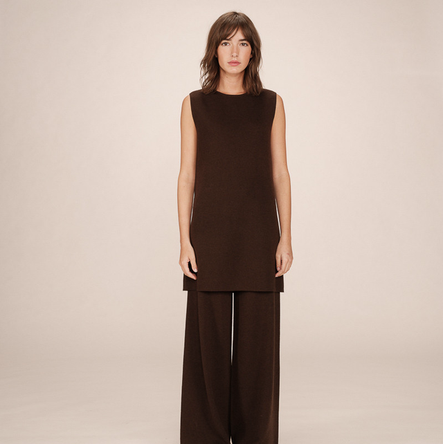 Sarah Top / Short Dress Chocolate