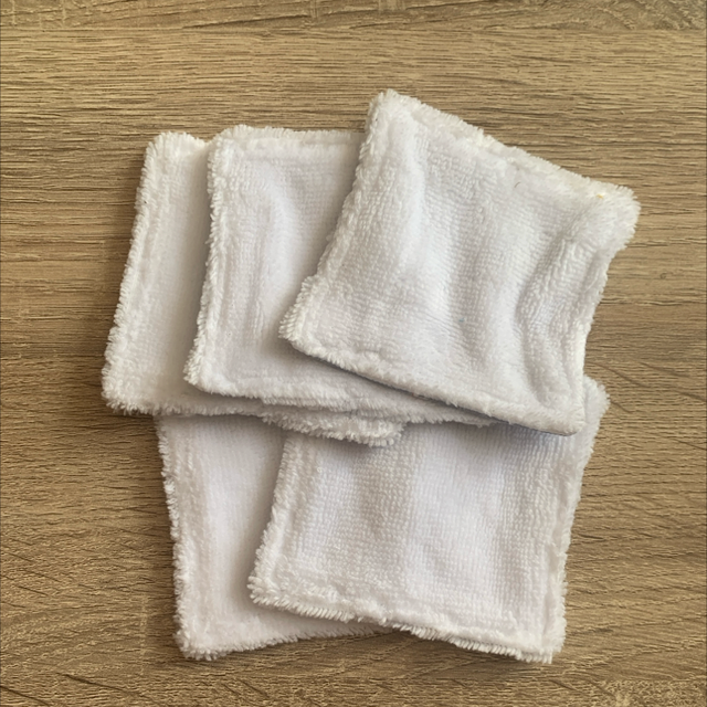 Lot de 5 lingettes lavables
