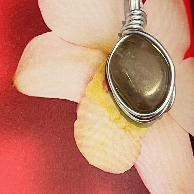 Pendentif quartz rutile 