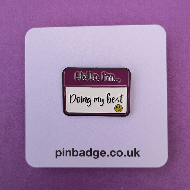 Hello, I&#039;m doing my best