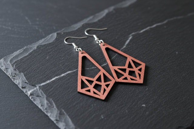 BOUCLE D'OREILLE N°3 : Le soleil couchant