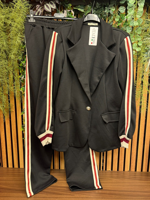 Pak met blazer zwart