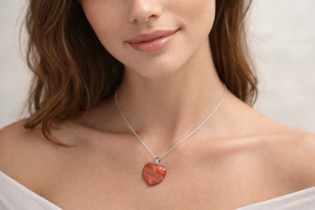 PENDENTIF pierre naturelle quartz cerise