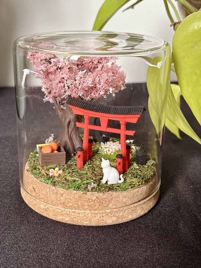 🍃 Terrarium verre 10cm - Édition japon