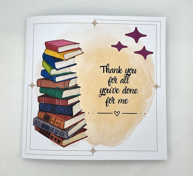 Personalised teacher’s scrapbook journal with free pen and pendant. Beautiful appreciation gift for teachers.