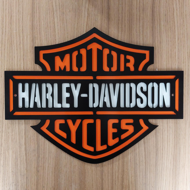 Harley Davidson Plaque