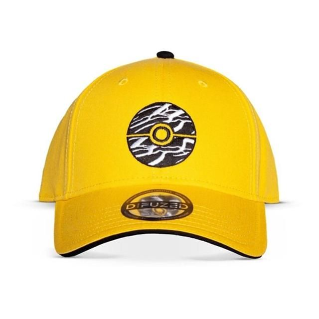Pokèmon Pokemon Curved Bill Cap Pokeball Yellow