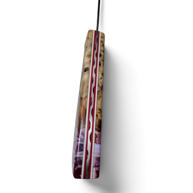 Couteau de cuisine - Loupe de peuplier