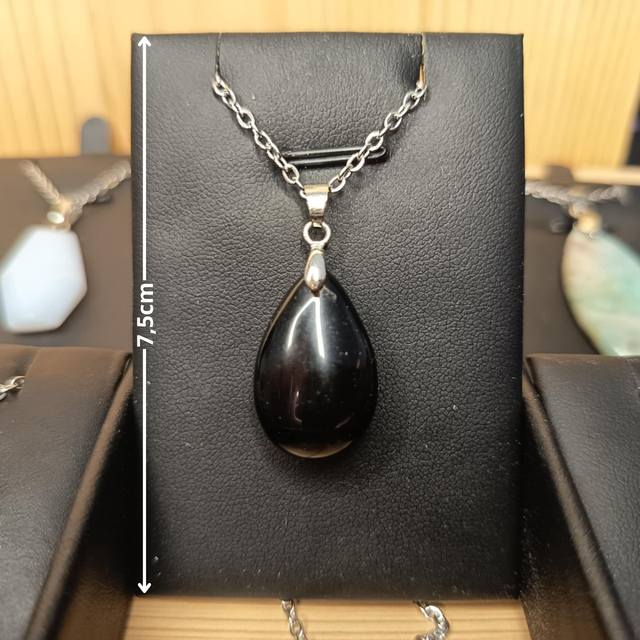 Obsidienne noire - Pendentif