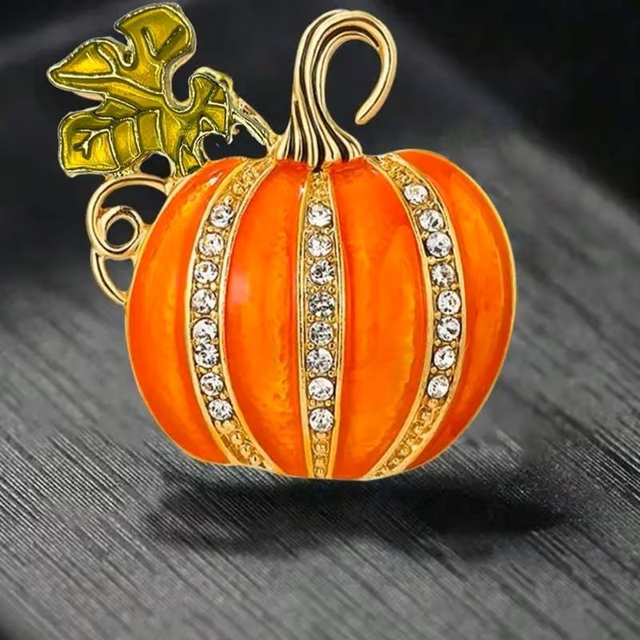 Pumpkin Brooch only £3.50 each
