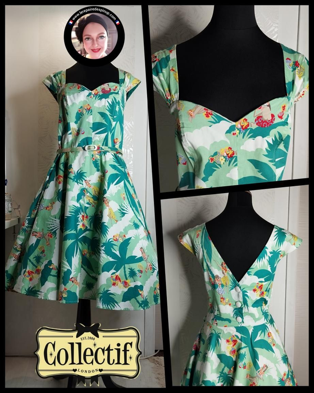 Robe Collectif Jill Tropical Swing T44