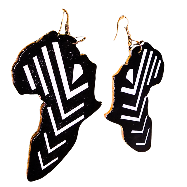 Earirngs - Africa Handcrafted wooden earrings