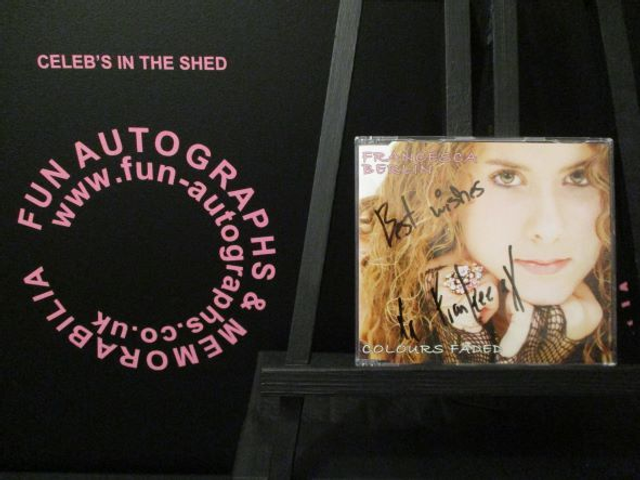 Francesca Berlin - 'Colours Faded' Authentic Autographed Single Cover