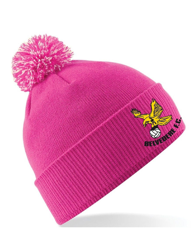 Belvo Bobble Beanie Pink