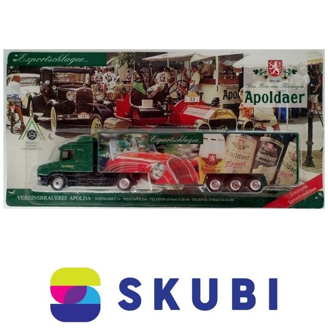 Reklamní kamion s návěsem Scania - Apoldaer - Exportschlager ... - model 1:87 H0