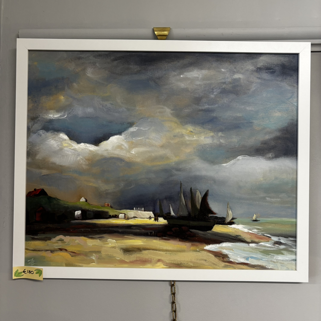 A Boat scene after Seago 