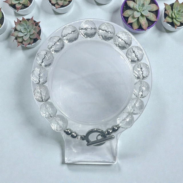 Clear quartz bracelet