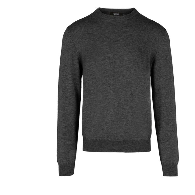 MM8817 Maglia girocollo grigio scuro uomo Bomboogie 