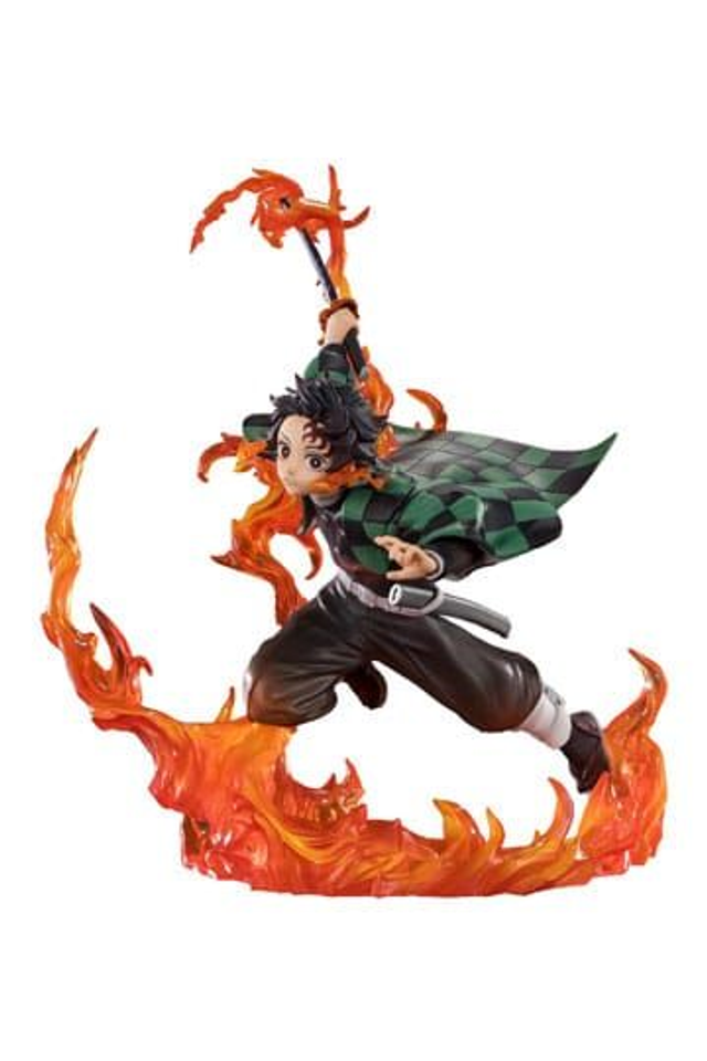 Demon Slayer: Tanjiro Kamado (Kyojuro Rengoku&#039;s Sword Guard Ver.) FiguartsZERO Figure