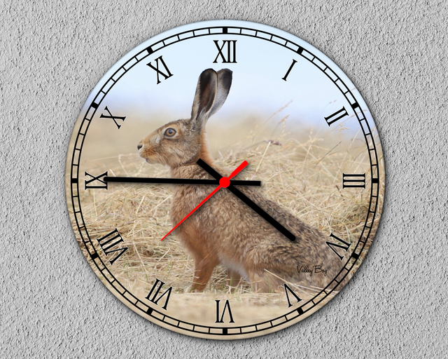 “Henry Hare” Glass Clock