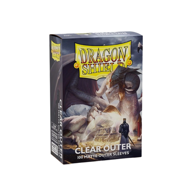 Dragon Shield: Matte - Outer Sleeves - Clear (100)