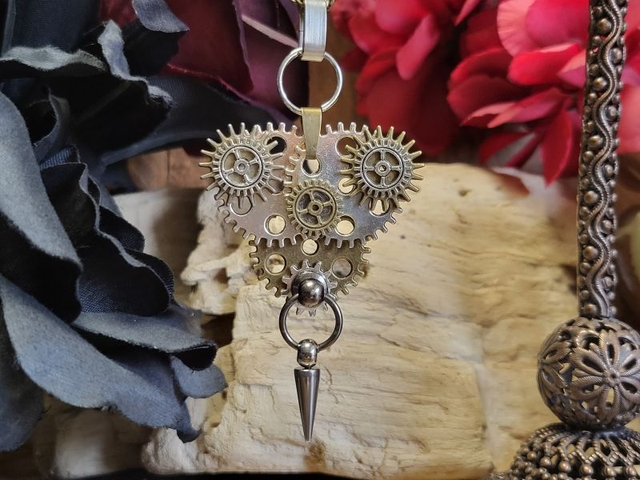 Collier "Rouages du Temps"