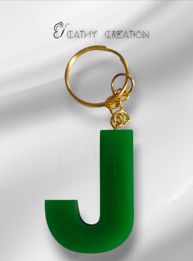 Porte clés initiale J