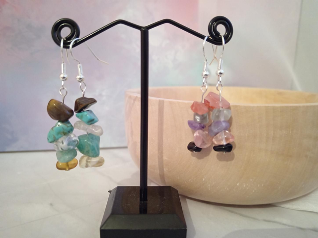 Mixed gem earrings bundle