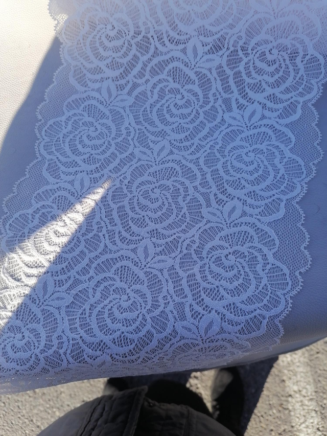 Dentelle Saumon Très Très Pastel 