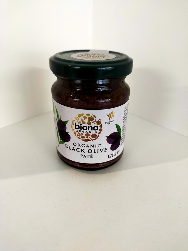 Biona Organic Black Olive Pate 120g 80251