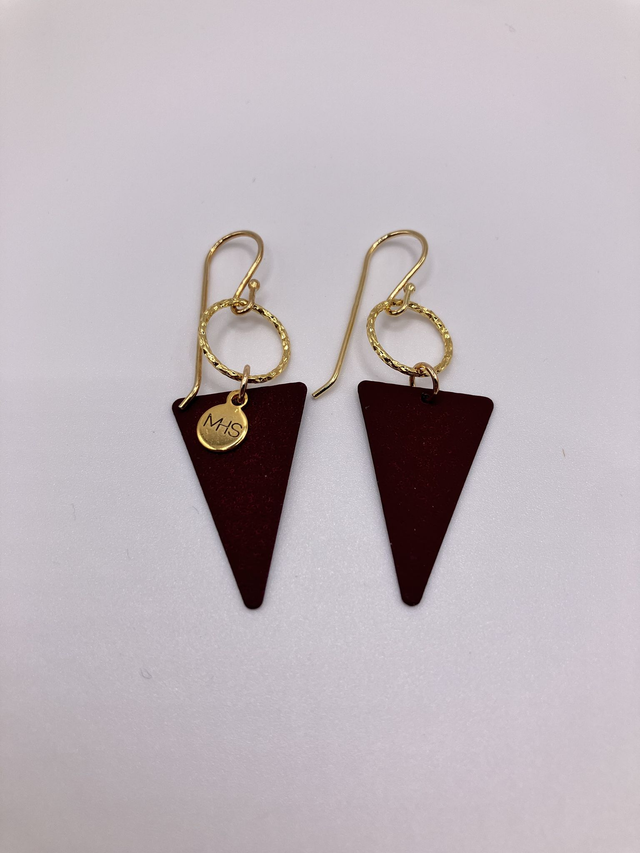 Triangles aubergine