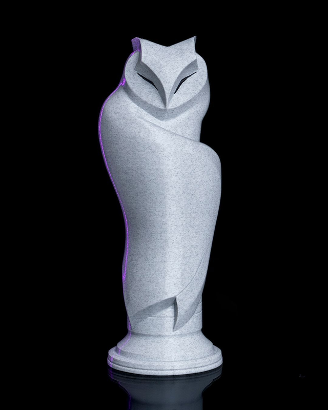 Statuette de chouette minimaliste