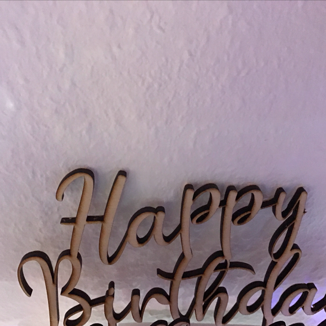 Cake Topper Happy Birthday