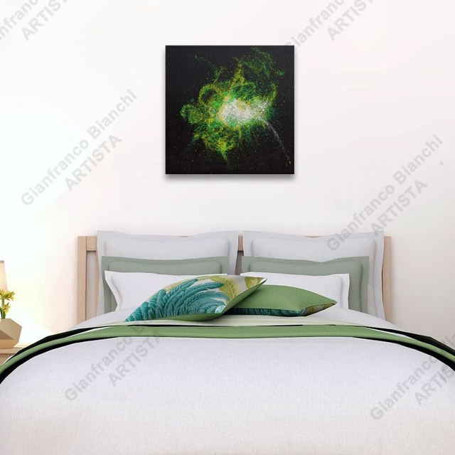 Canvas cm 30 x 30 "Nebulosa NGC604"