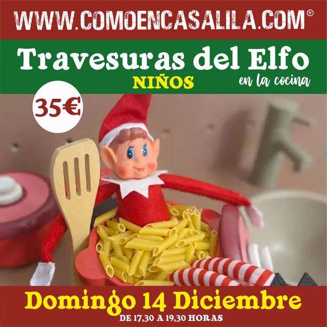 Taller Travesuras Elfo Niños