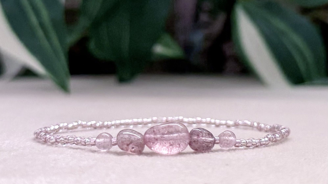 Bracelet | Quartz Fraise - Éléments Unique